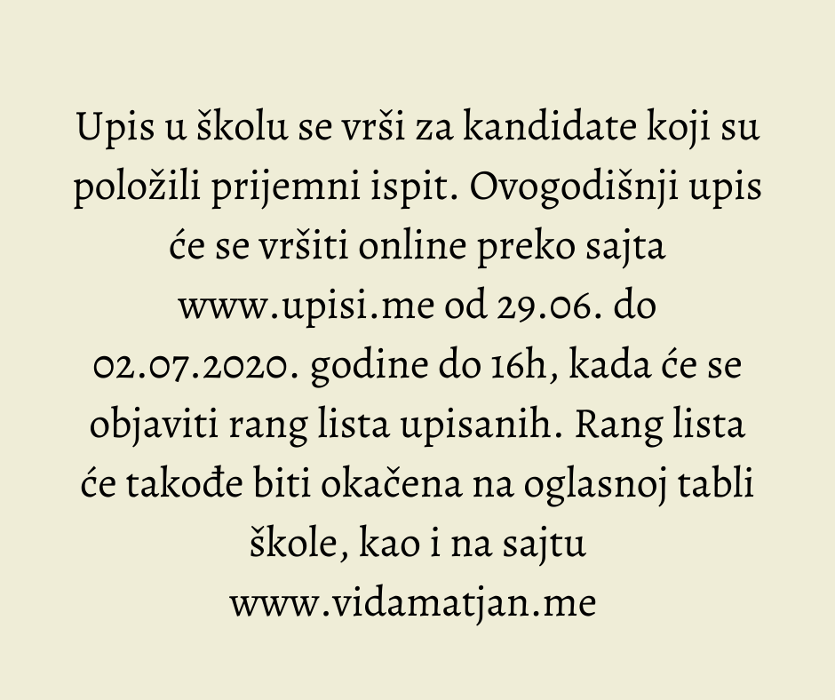 Obavještenje1
